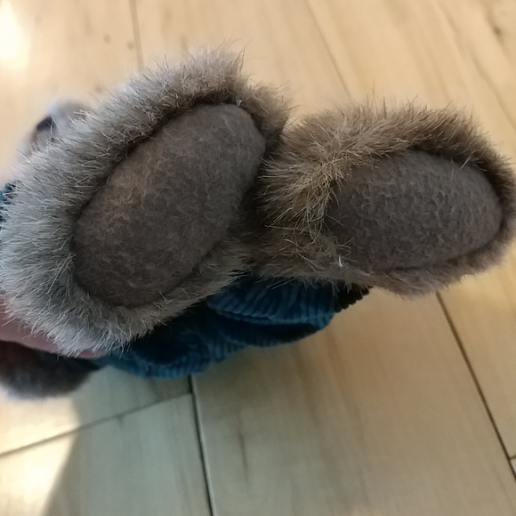 Boyds Bears Bear with Green Corduroy Overalls - Picture 4 of 5